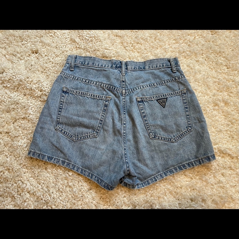 Women’s Guess Vintage Button Fly Denim Shorts 28
